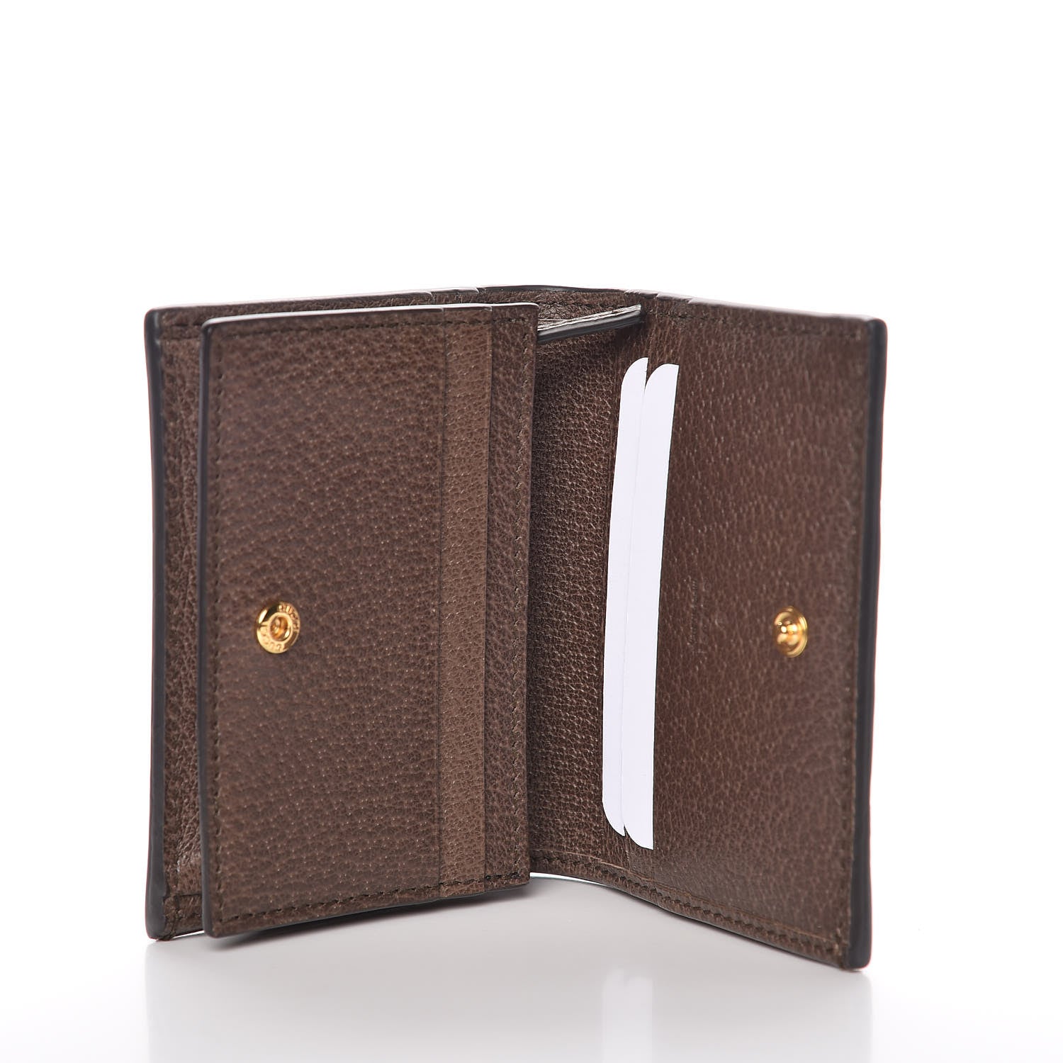 Gucci GG Supreme Monogram Web Ophidia Card Case Beige New Acero 5 of 8