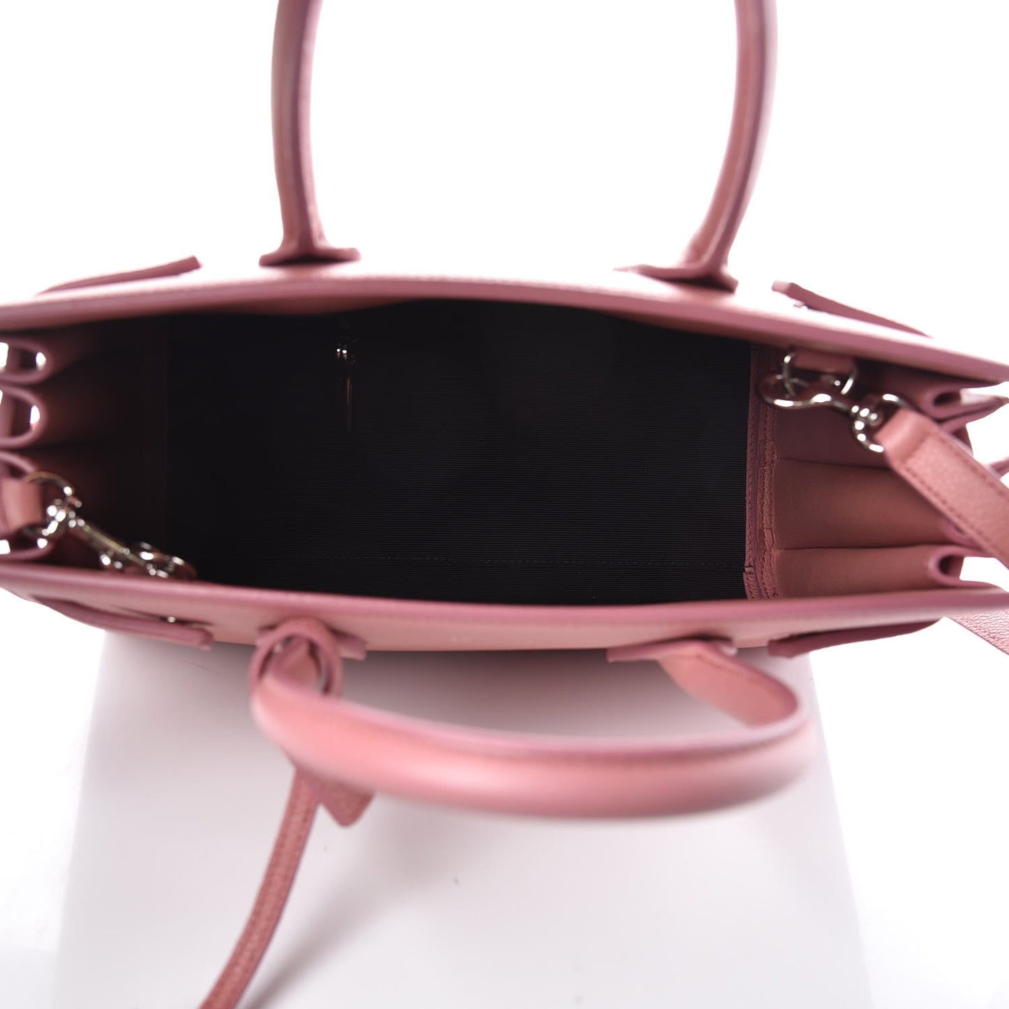 Grained Calfskin Baby Sac De Jour Dark Rose