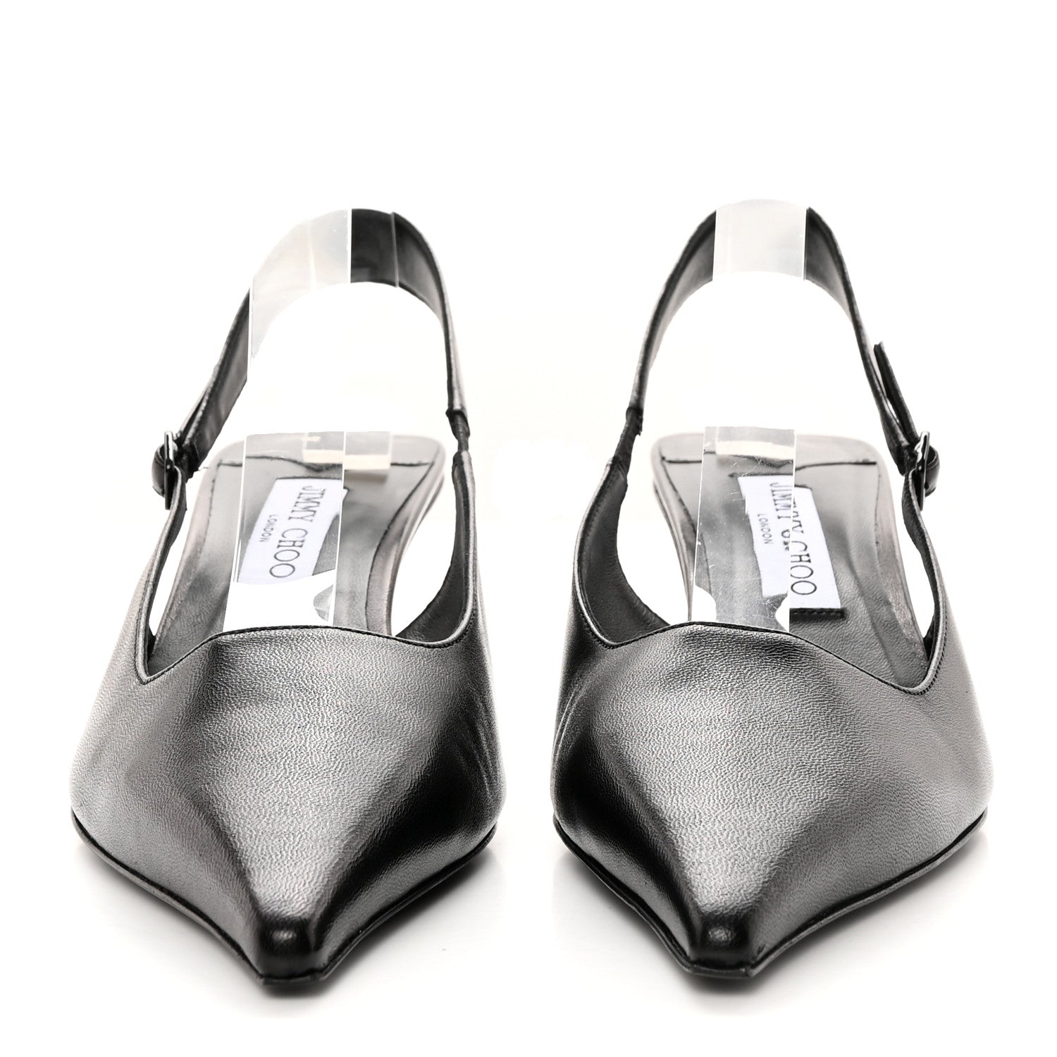 Jimmy Choo Nappa Amel 50 Slingback Pumps 41.5 Black 2 of 12