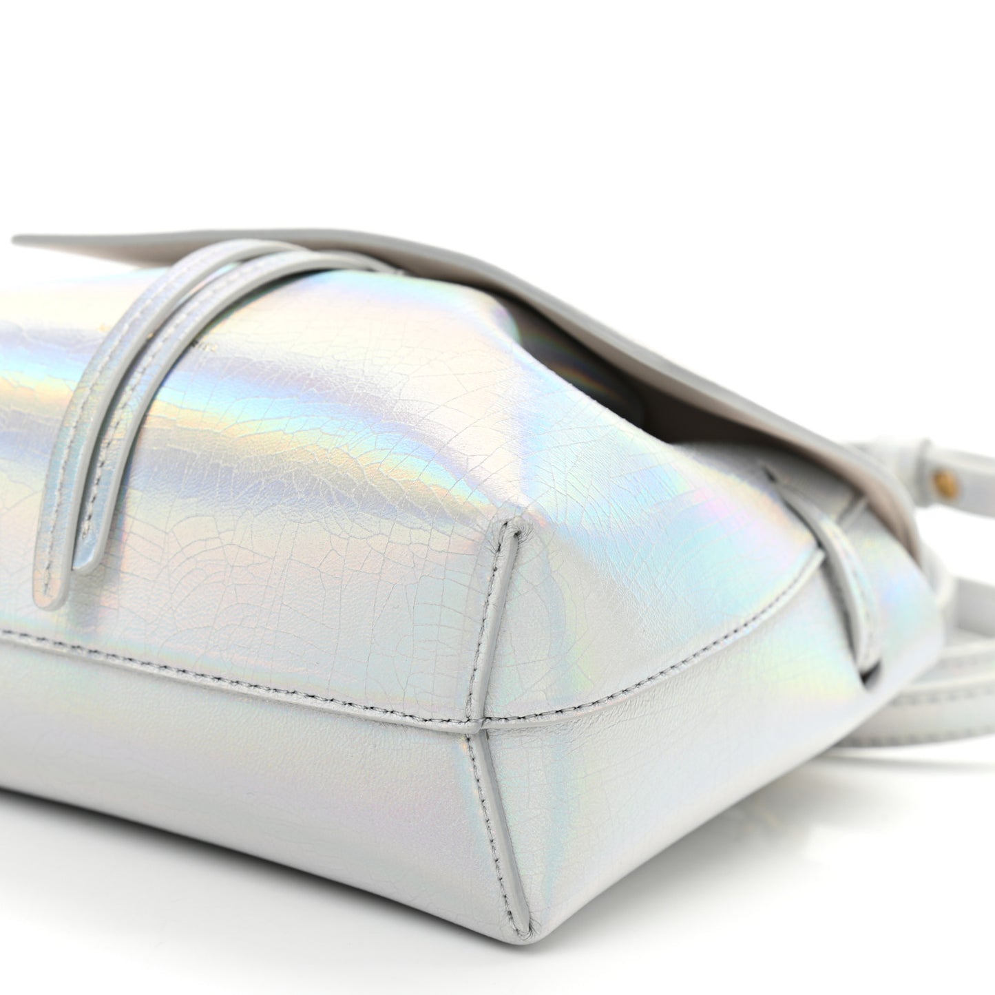 Iridescent Calfskin Mini Soft Lady Bag Iride
