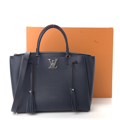 Louis Vuitton Calfskin Lockmeto Marine Rouge 11 of 11