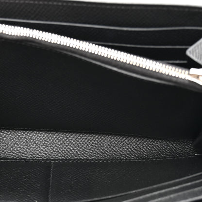 Hermes Epsom Kelly Longue Wallet Black 6 of 10