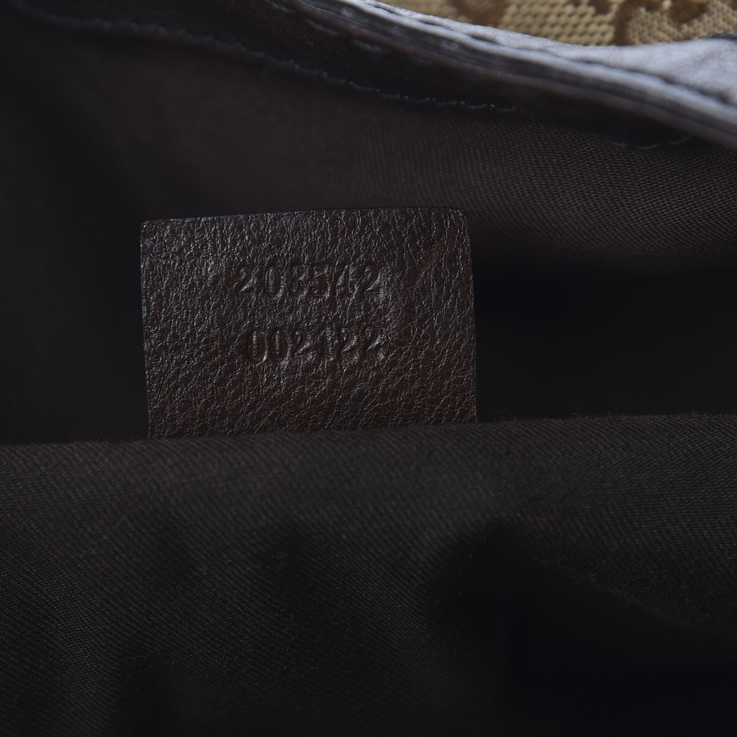 Gucci Monogram Large Jockey Hobo Dark Brown 7 of 11