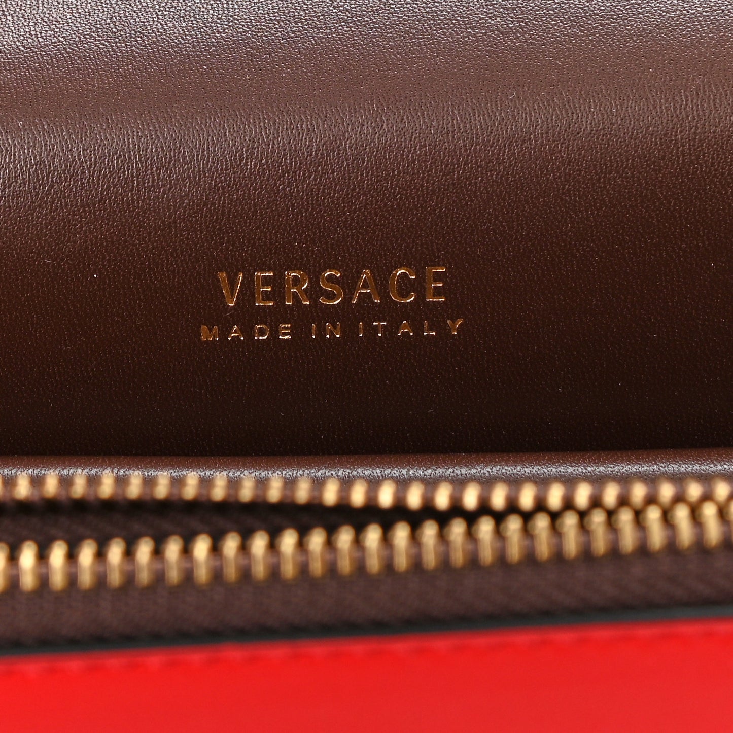 Vitello Barocco Virtus Top Handle Shoulder Ba Red