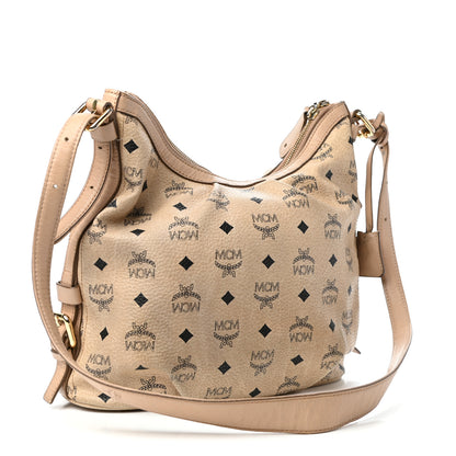MCM Visetos Hobo Beige 3 of 9