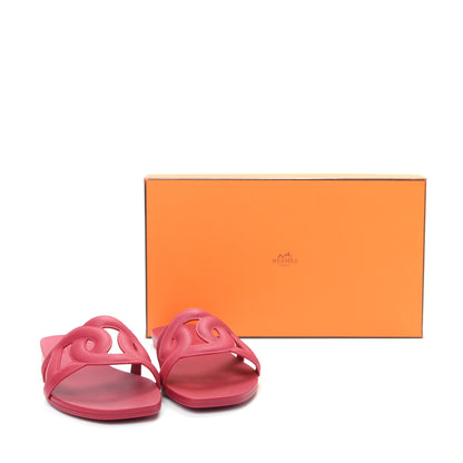 Hermes Rubber Aloha Sandals 35 Rose Baie 10 of 10