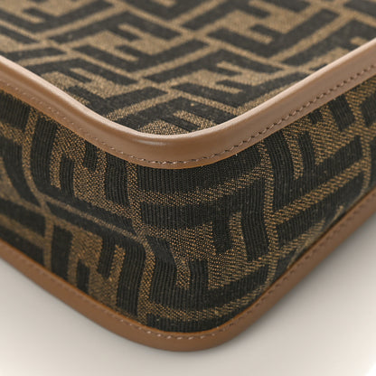 Fendi Fabric Jacquard Vitello Grace FF 1974 Mini Fendessence Shoulder Bag Tobacco Moro Ebano 8 of 8