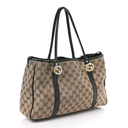Gucci Monogram Medium Twins Tote Black 3 of 12