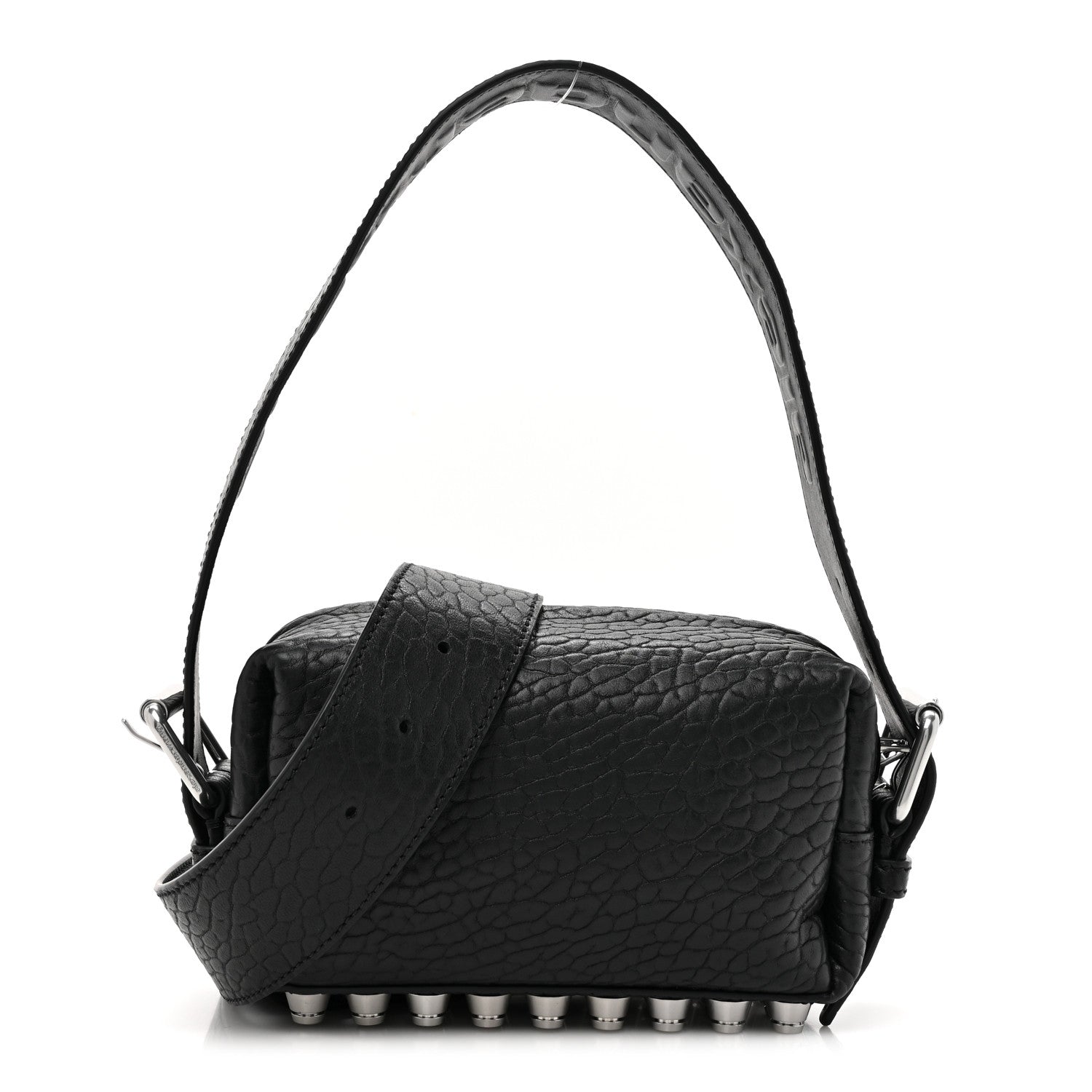 Alexander Wang Pebbled Lambskin Small Ricco Shoulder Bag Black 1 of 9