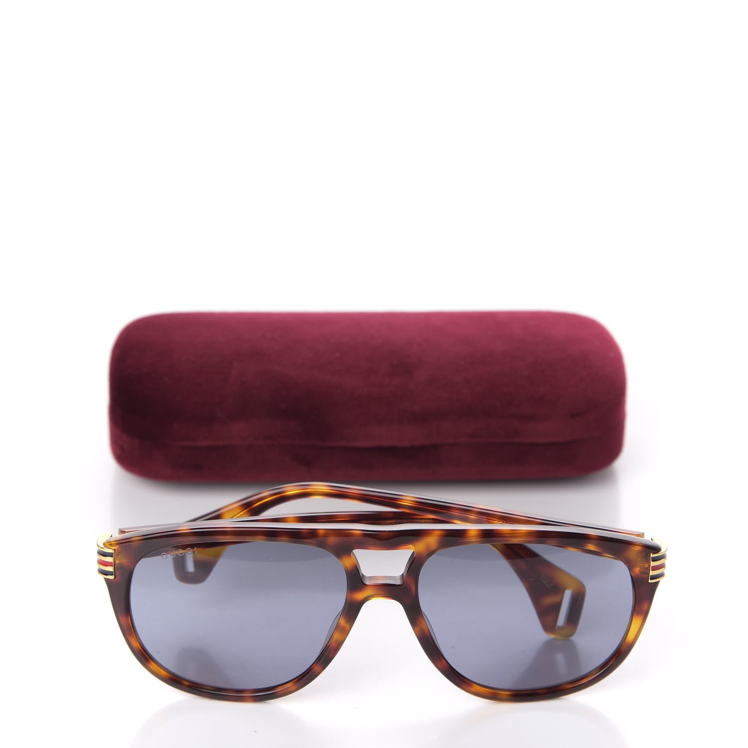 Gucci Acetate Aviator Sunglasses GG0525S Tortoise 6 of 6