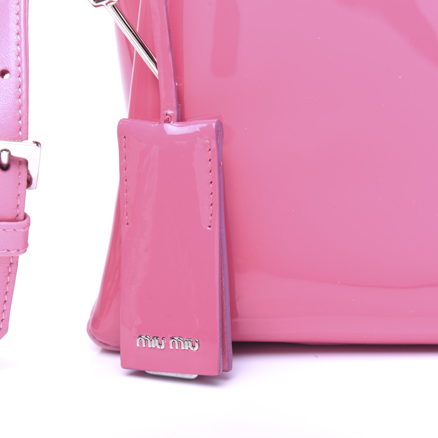 Miu Miu Patent Shoulder Bag Pink 6 of 20
