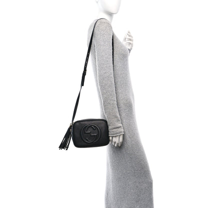 Gucci Pebbled Calfskin Small Soho Disco Bag Black 2 of 10