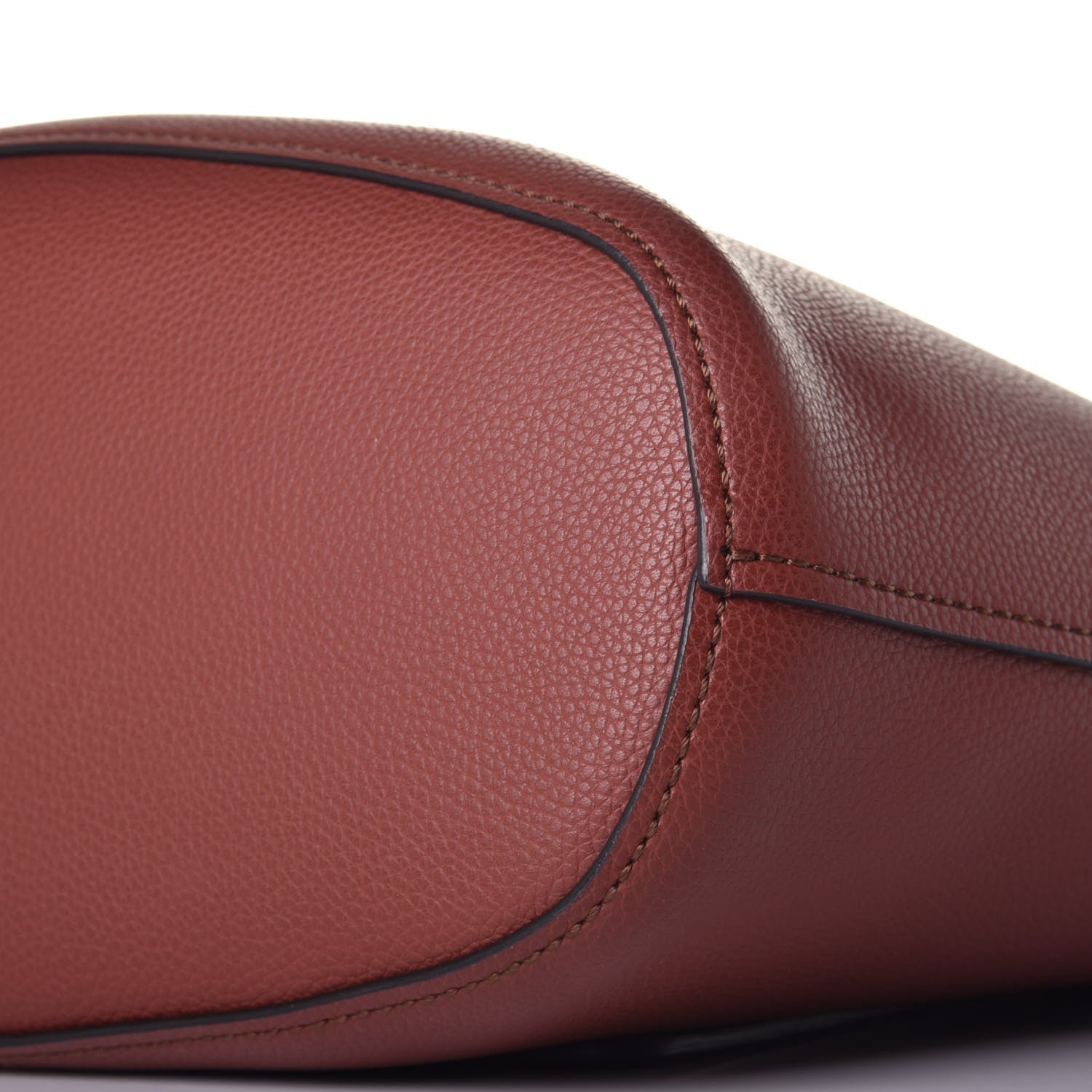 Chloe Smooth Grained Calfskin Medium Aby Tote Sepia Brown 8 of 8