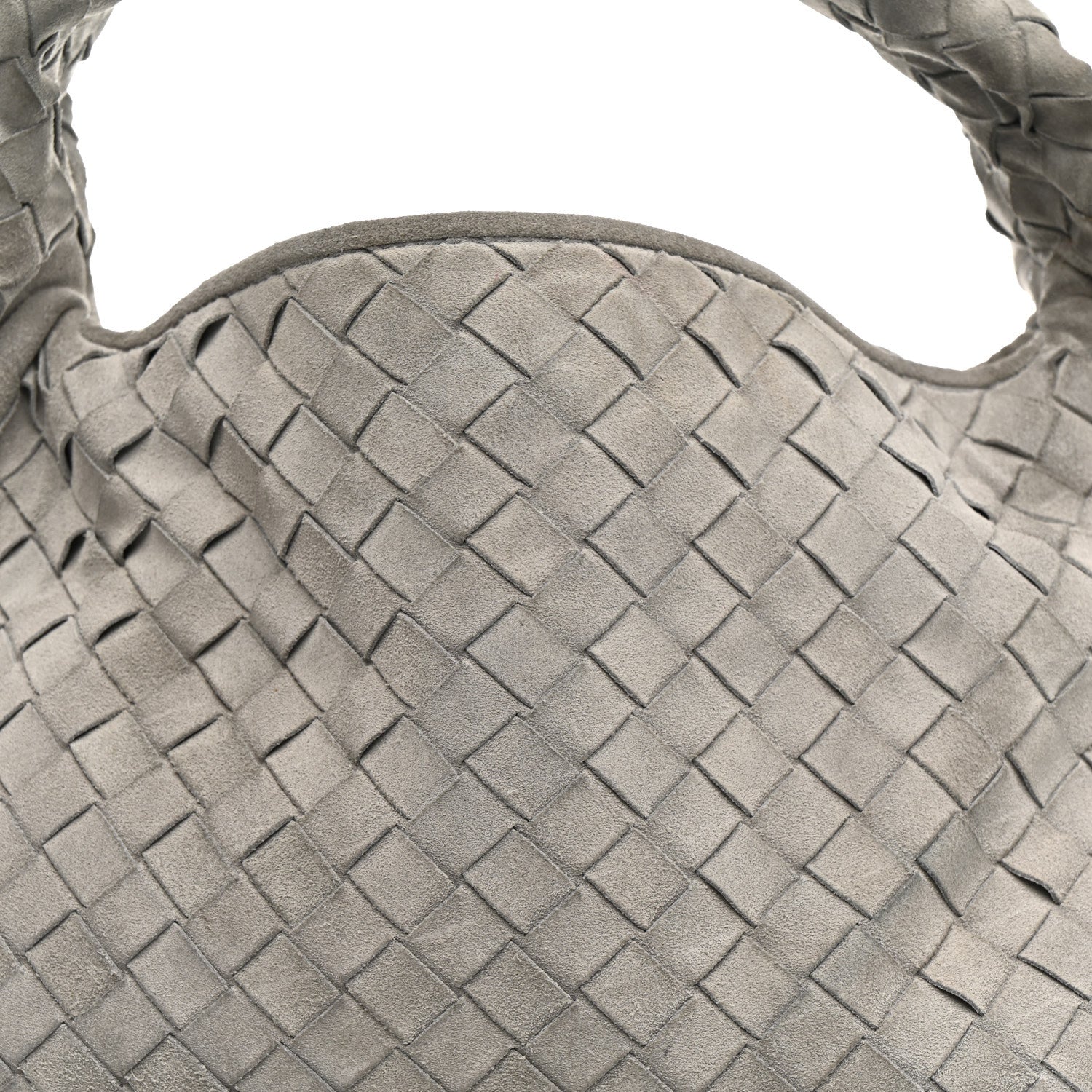 Bottega Veneta Suede Intrecciato Small Hop Sterling 9 of 11