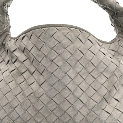Bottega Veneta Suede Intrecciato Small Hop Sterling 9 of 11
