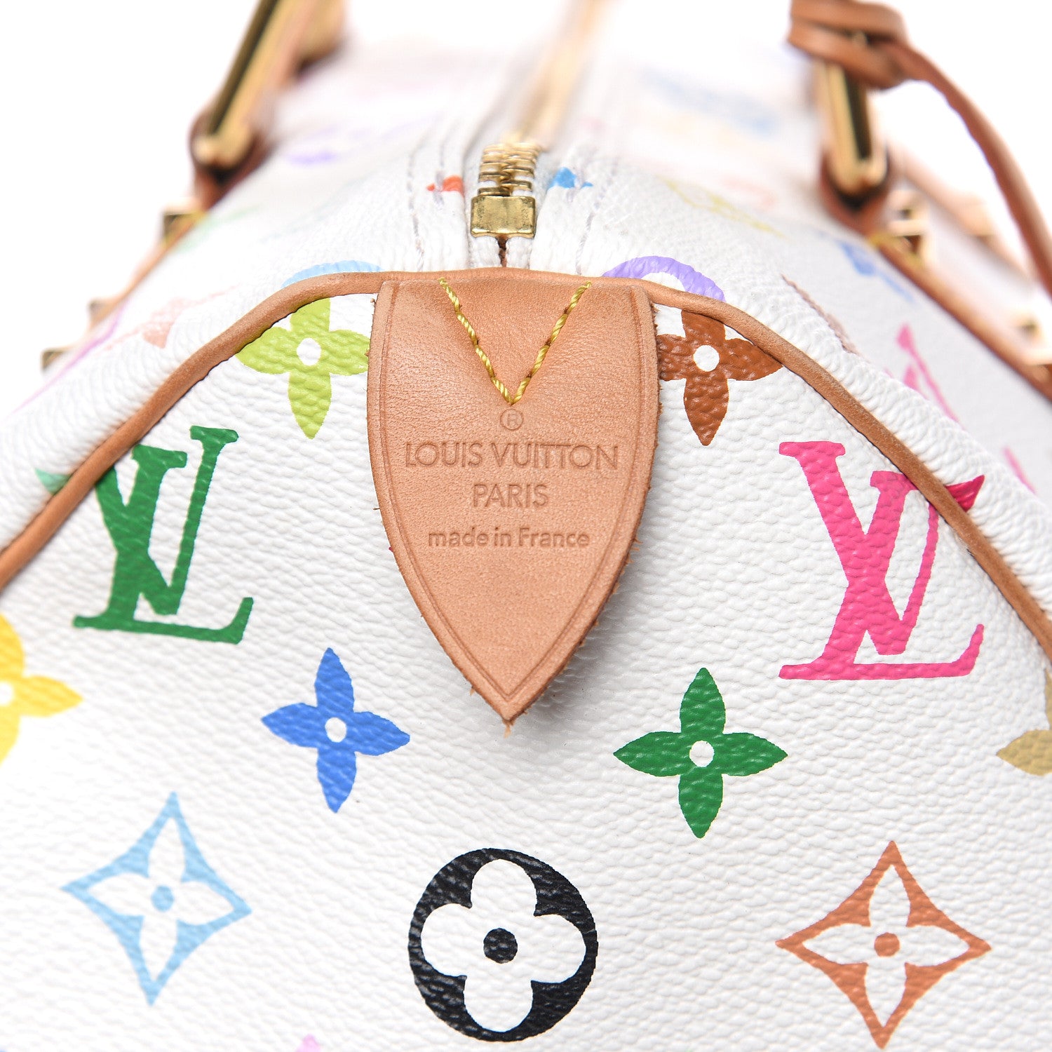 Louis Vuitton Monogram Multicolor Speedy 30 White 10 of 10