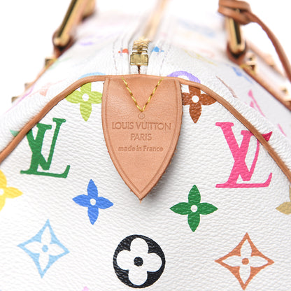 Louis Vuitton Monogram Multicolor Speedy 30 White 10 of 10