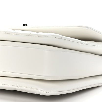 Chanel Lambskin Quilted Medium Trendy CC Flap Dual Handle Bag White 3 of 10