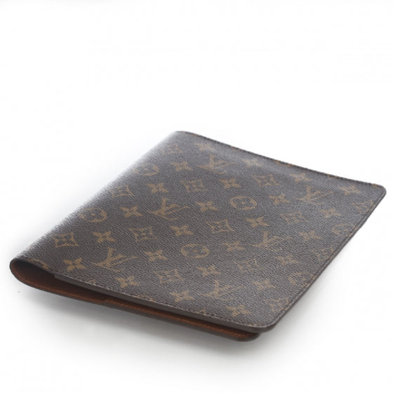 Monogram Desk Agenda Cover