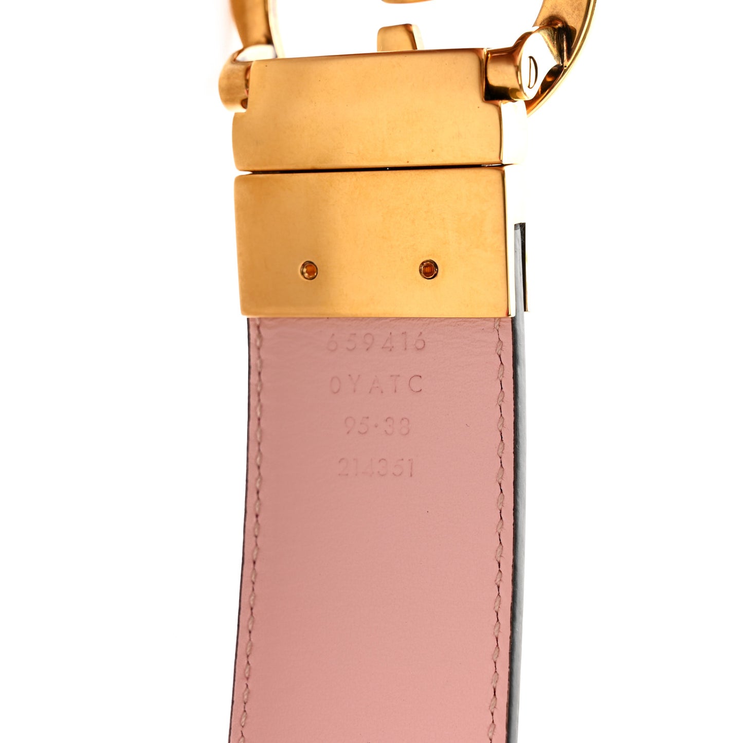 Plutone Calfskin 37mm GG Marmont Reversible Belt 95 38 Fuschia Pink