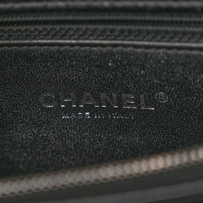 Chanel Caviar Lizard Quilted Large Coco Handle Flap Black 6 of 11