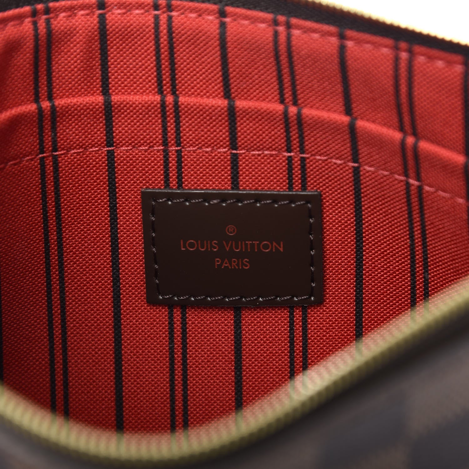 Louis Vuitton Damier Ebene Neverfull MM GM Pochette 6 of 7