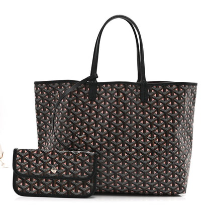 Goyard Goyardine Saint Louis Claire Voie PM Black Pink 3 of 11