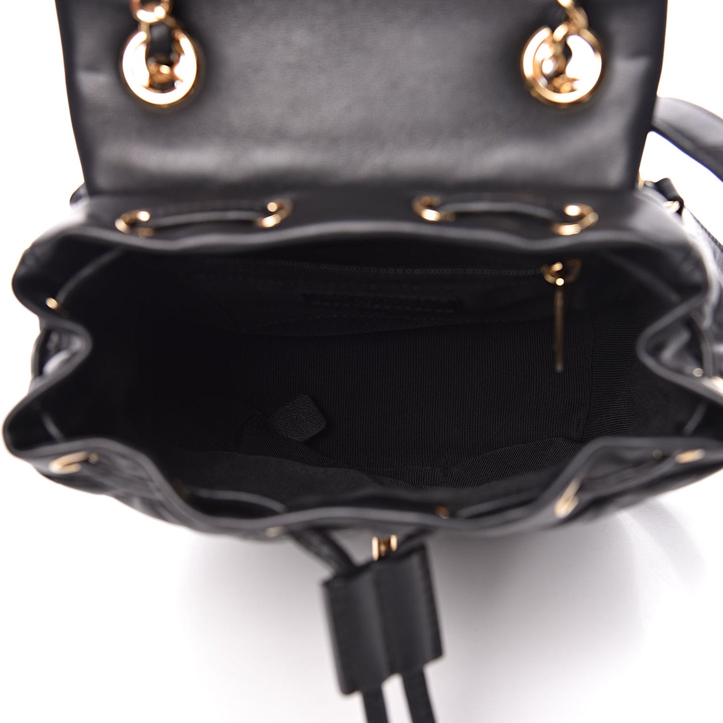 Lambskin Quilted Mini Urban Spirit Backpack Black