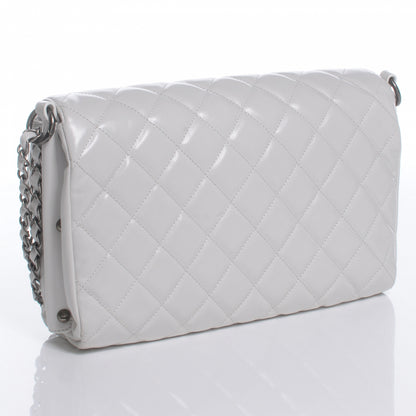 Chanel Lambskin Quilted Medium Boy Flap White 3 of 8