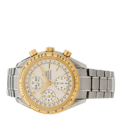 Omega Stainless Steel 18K Yellow Gold 40mm Speedmaster Chronograph Automatic Watch 323.21.40.44.02.001 2 of 4