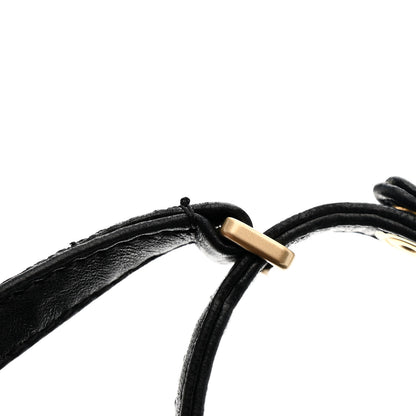 Chanel Lambskin Patent Camellia Wristlet Black 13 of 13