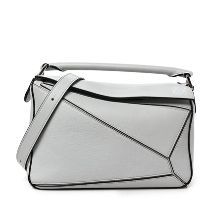 Loewe Calfskin Small Puzzle Bag Kaolin 1 of 8