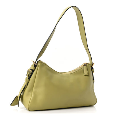 Prada Soft Calfskin Medium Aimee Shoulder Bag Pistachio 3 of 10