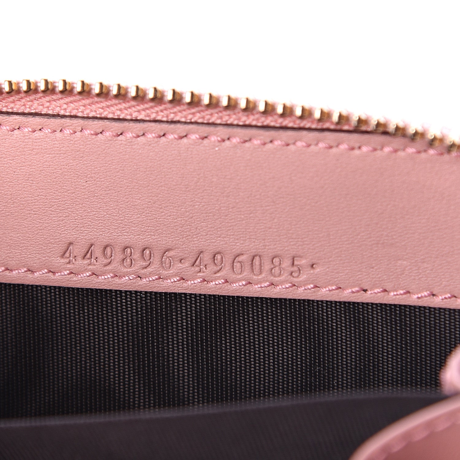 Gucci Microguccissima Zip Around Card Case Soft Pink 6 of 6