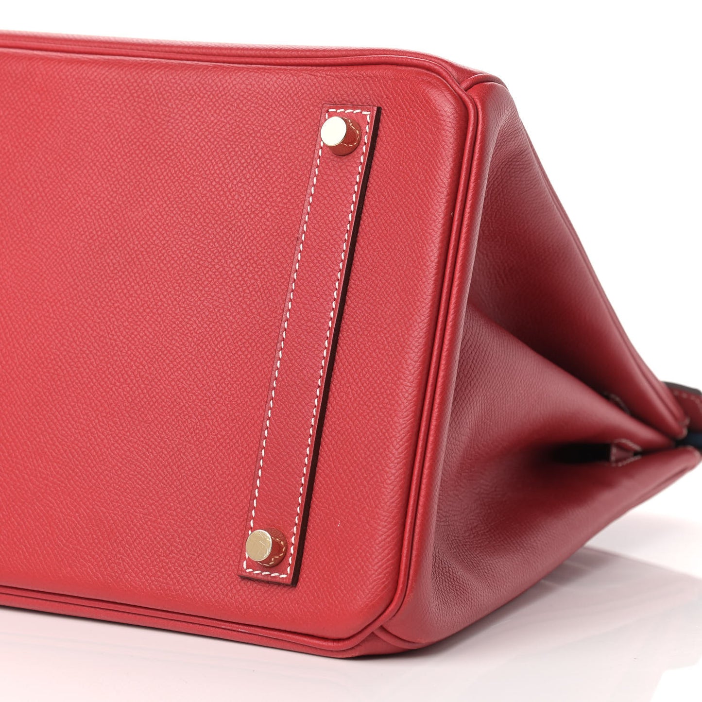 Epsom Candy Birkin 35 Rouge Casaque Bleu Thalassa