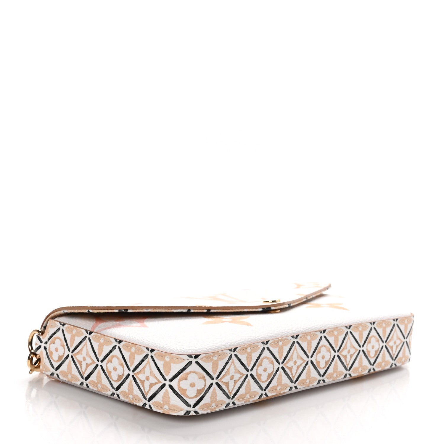 Louis Vuitton Monogram Giant By The Pool 2.0 Felicie Pochette Chain Wallet Beige 4 of 9