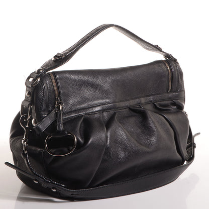 Gucci Leather Icon Bit Medium Shoulder Bag Black 3 of 8