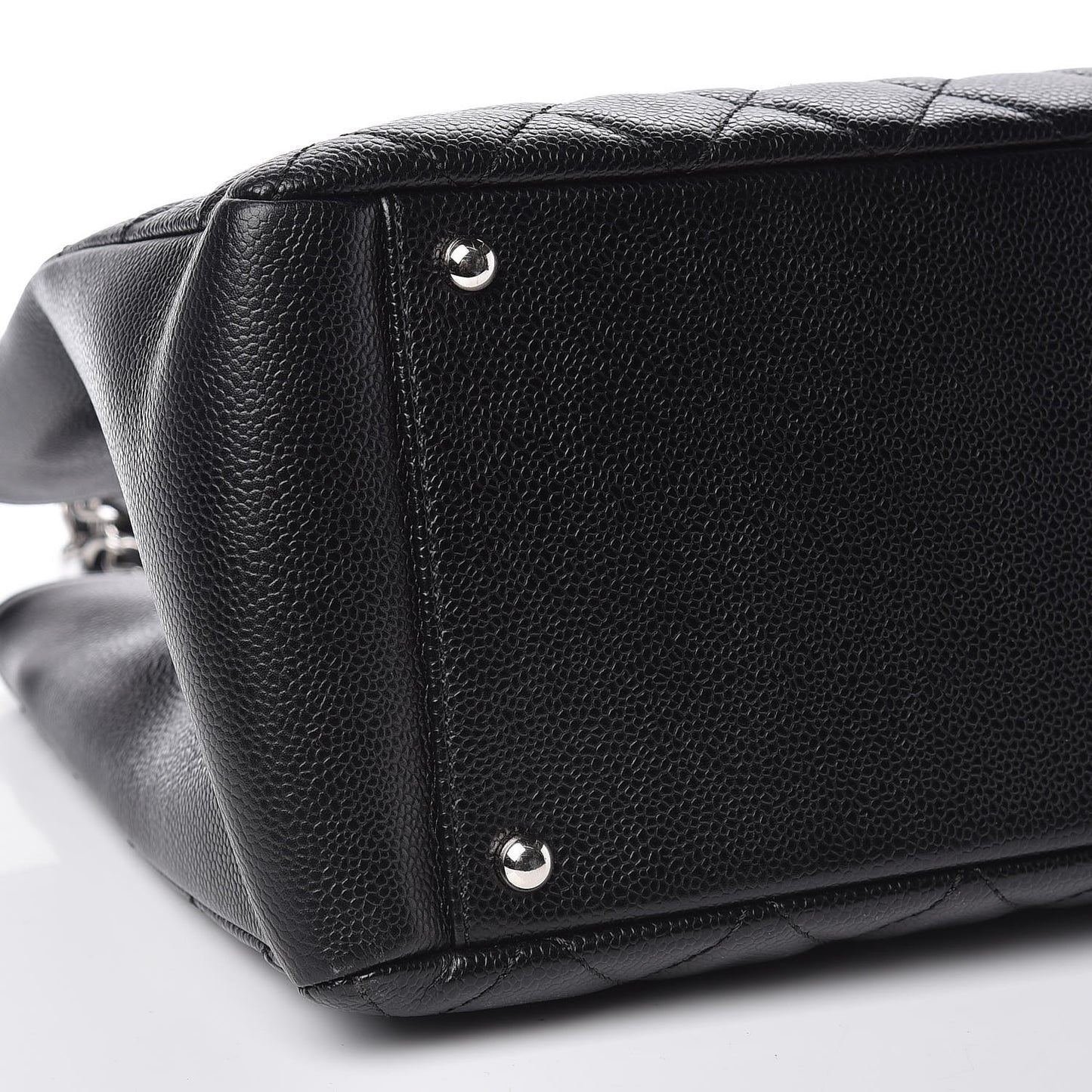 Caviar Quilted XL Grand Shopping Tote GST Black