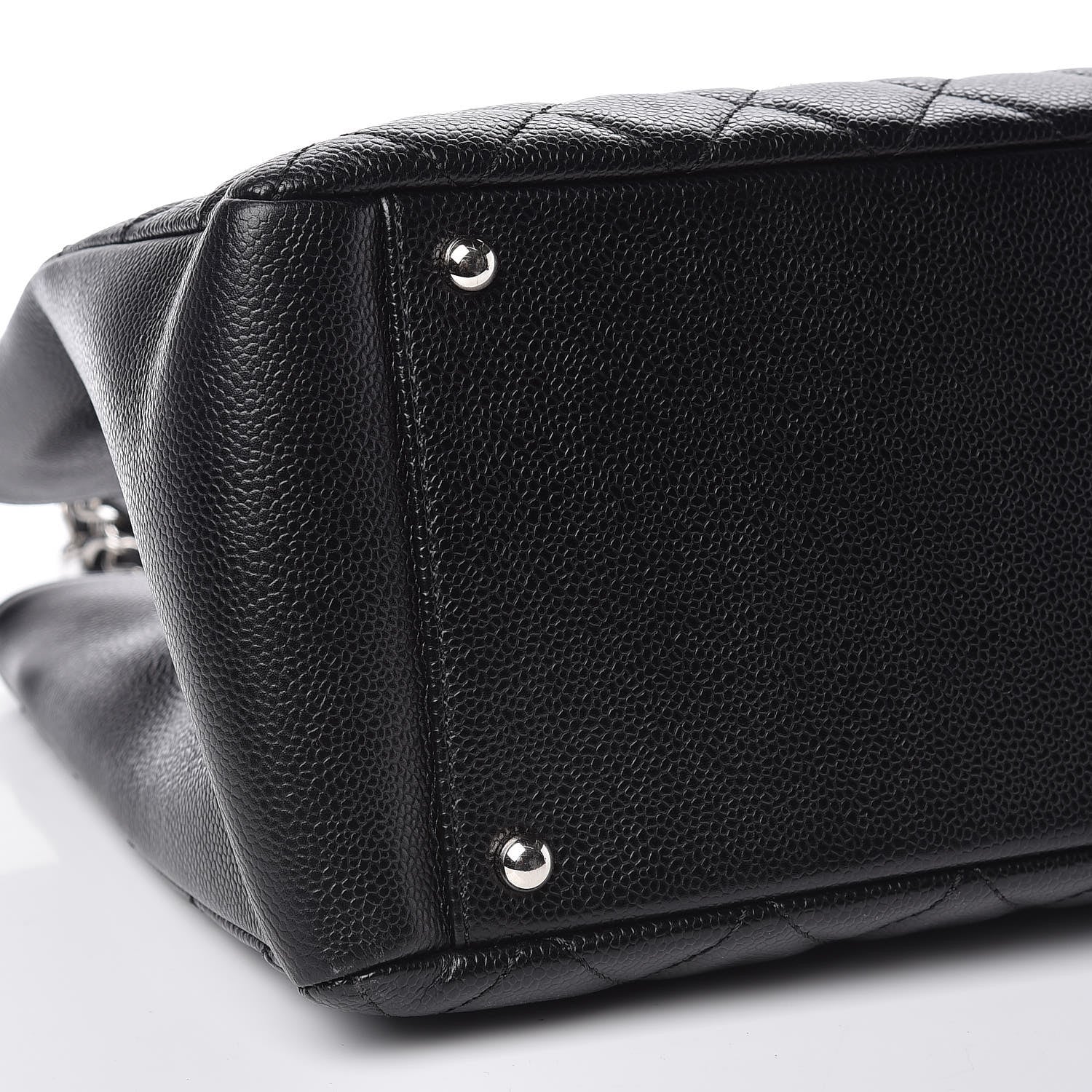 Chanel Caviar Quilted XL Grand Shopping Tote GST Black 8 of 11