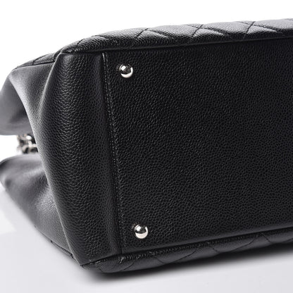 Chanel Caviar Quilted XL Grand Shopping Tote GST Black 8 of 11