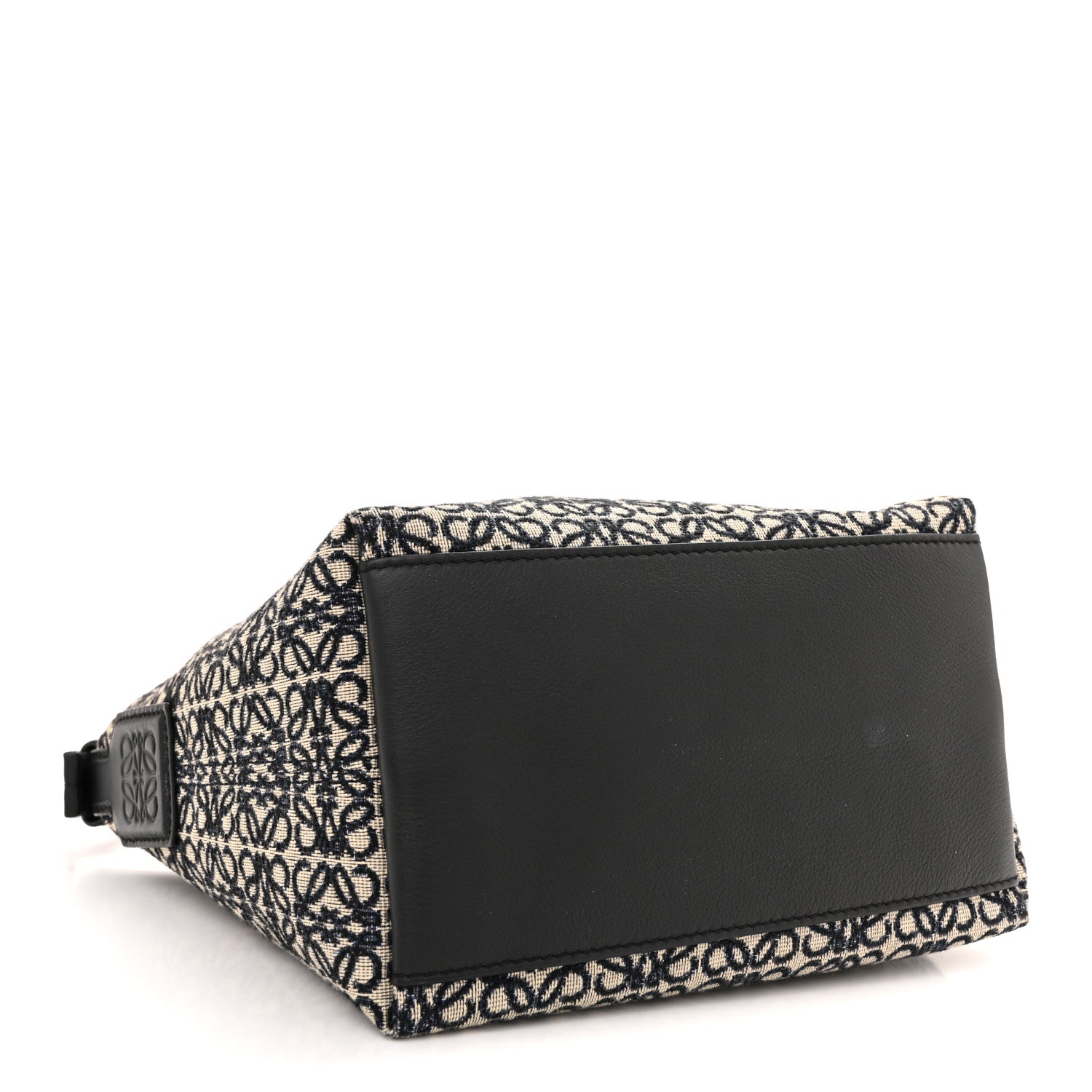 Loewe Jacquard Anagram Calfskin Small Cubi Bag Navy Black 4 of 10