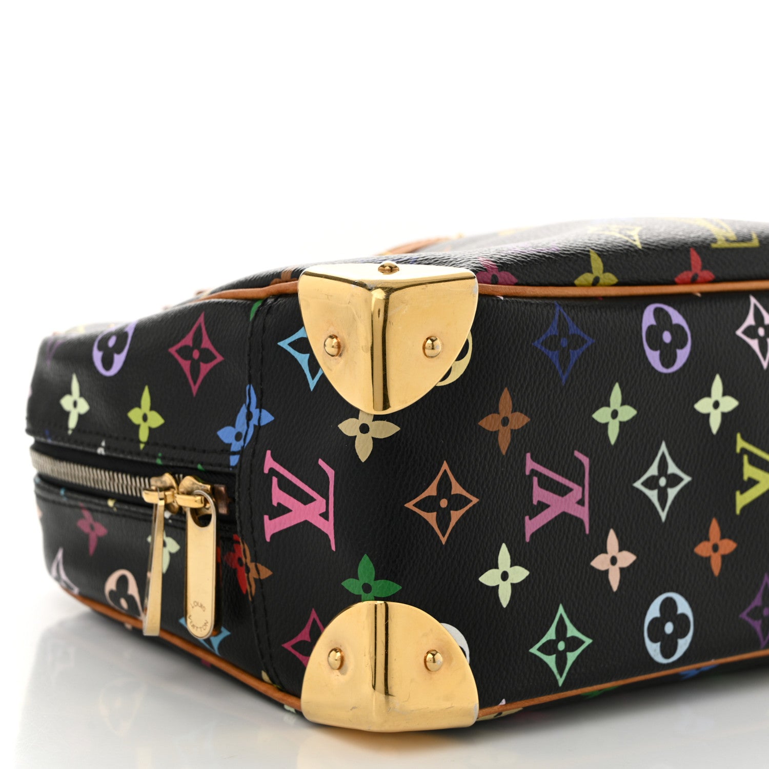 Louis Vuitton Monogram Multicolor Trouville Black 8 of 9