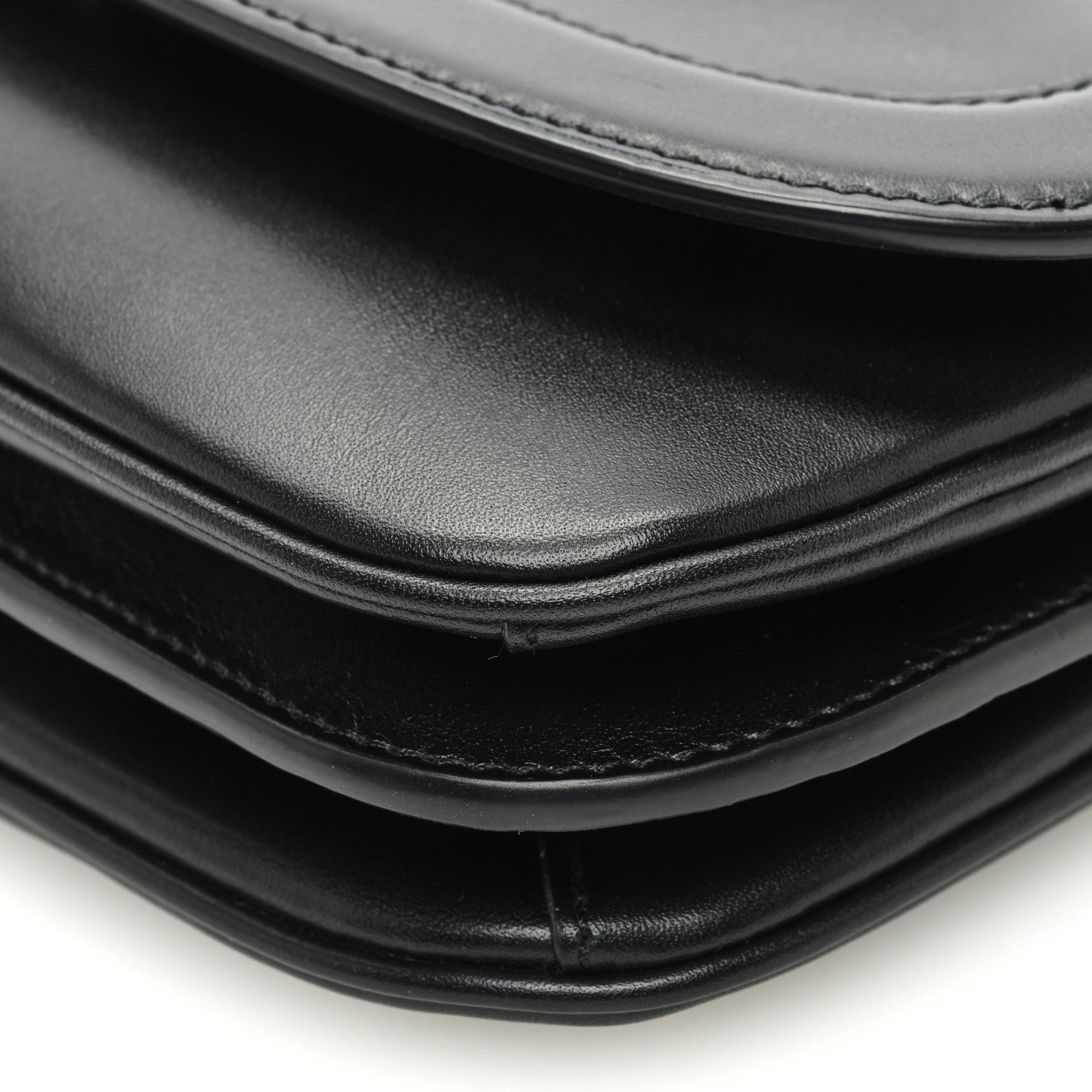 Saint Laurent Smooth Calfskin Small Charlie Shoulder Bag Black 9 of 9