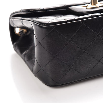 Chanel Lambskin Quilted Mini Square Flap Black 5 of 9