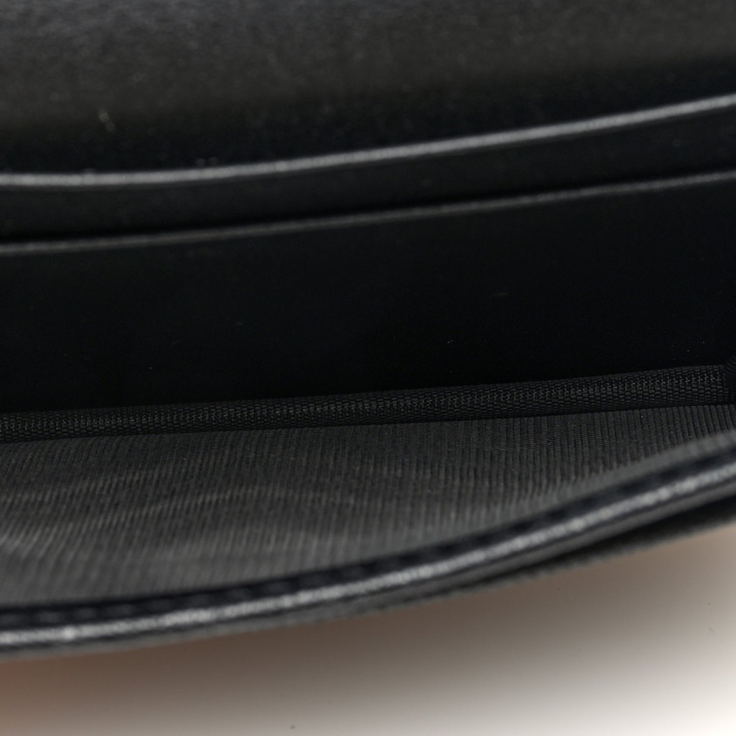 Goatskin Saddle Card Holder Black
