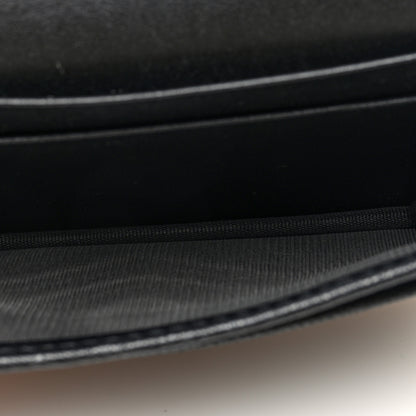 Christian Dior Goatskin Saddle Card Holder Black 5 of 7