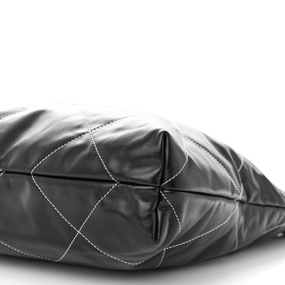 Chanel Shiny Calfskin Quilted Chanel 22 Black 11 of 12