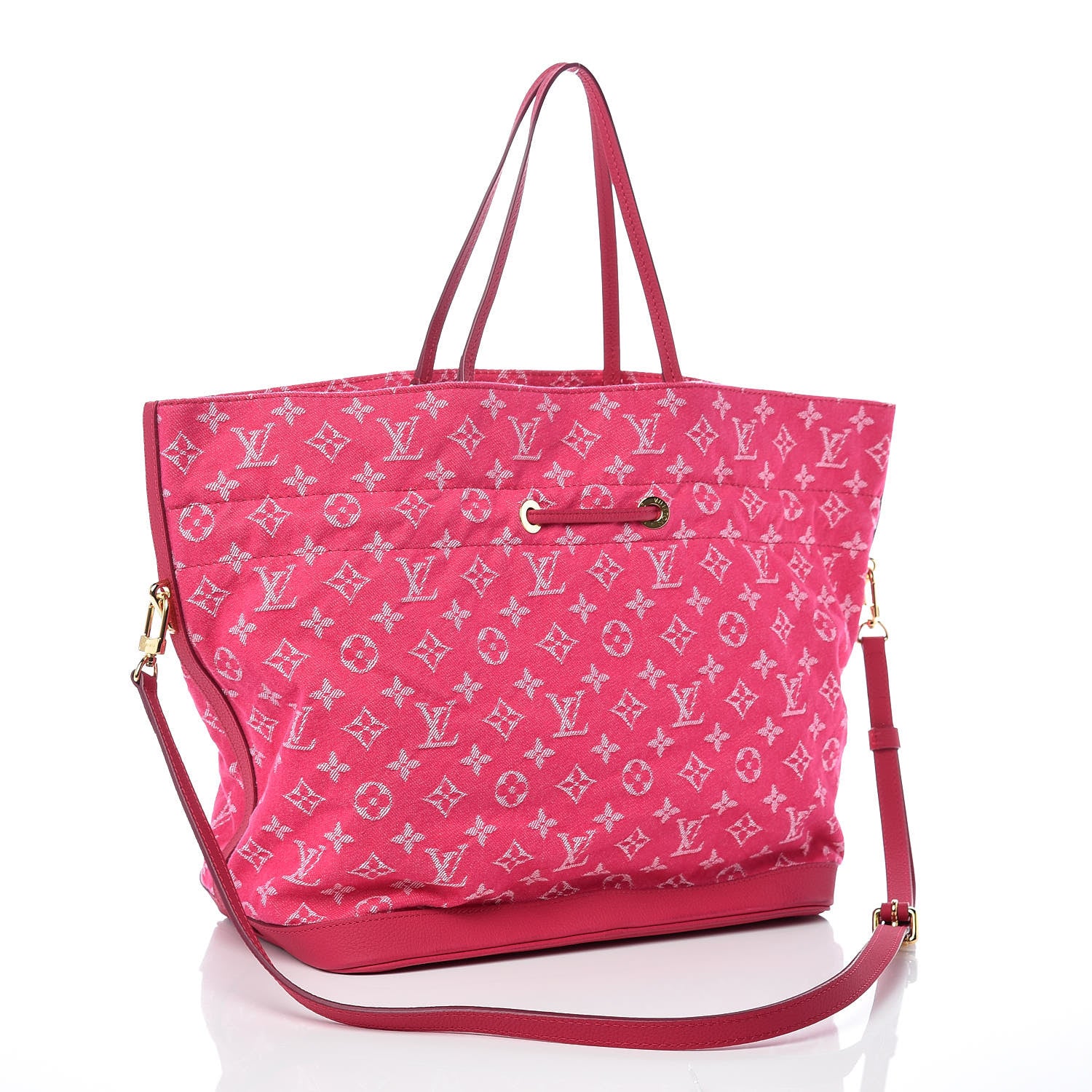 Louis Vuitton Denim Noefull MM Rose Indien 3 of 9