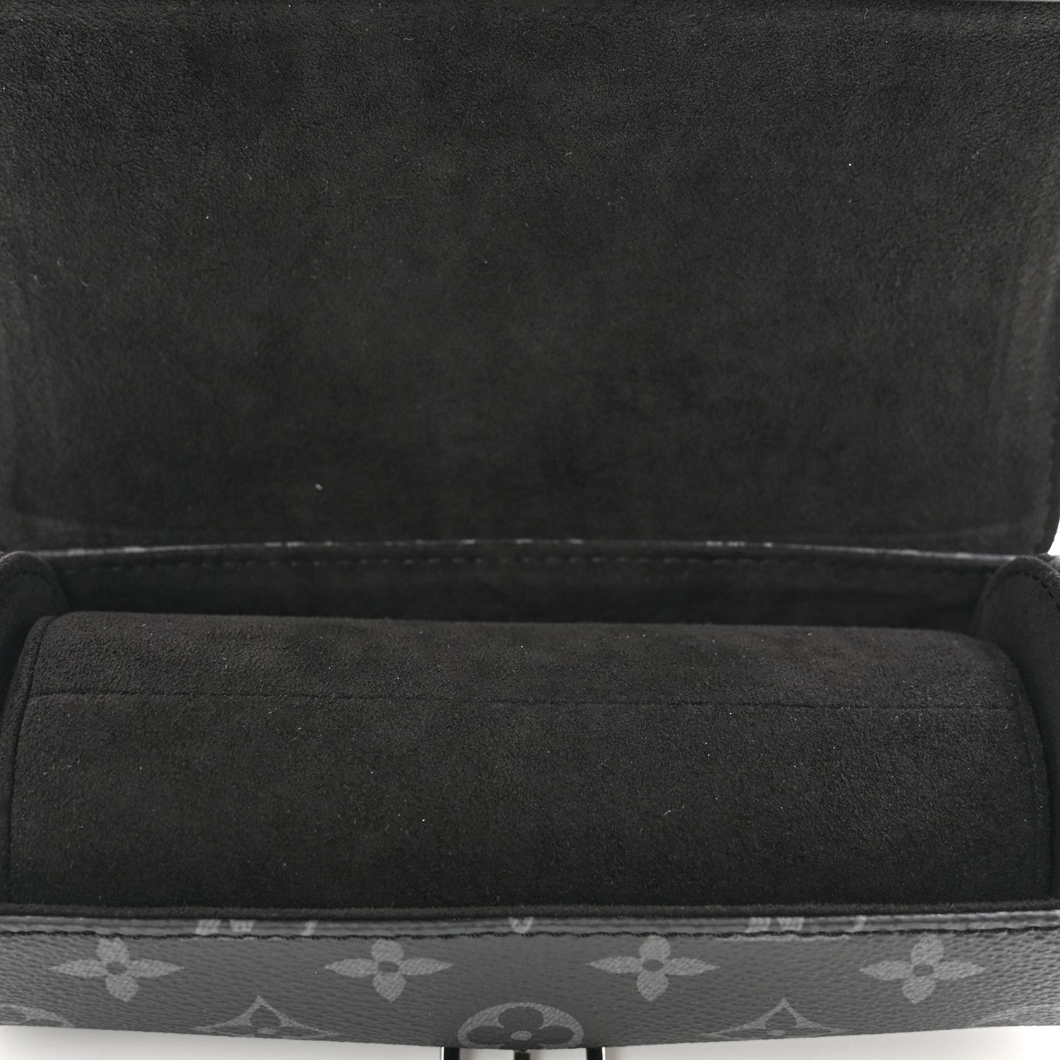 Louis Vuitton Monogram Eclipse 3 Watch Travel Case 6 of 8