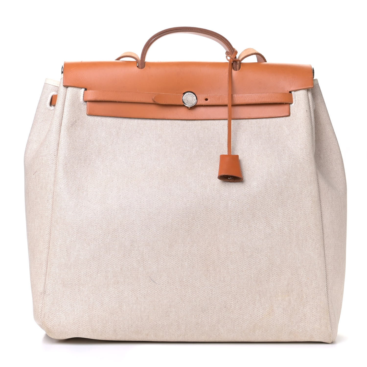 Hermes Toile Vache Hunter Herbag 39 MM Natural 2 of 13